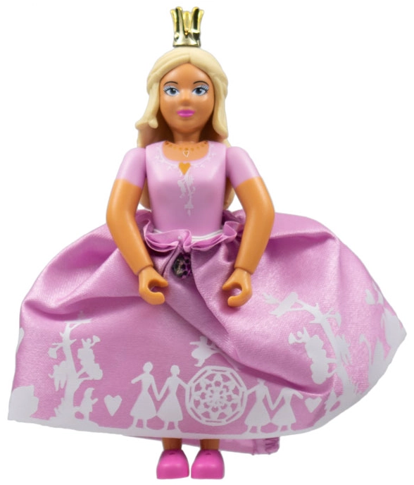Belville Princess, Pink Dress, Chrome Gold Crown