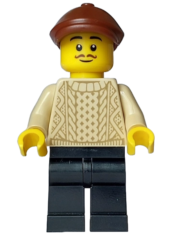 Painter - Tan Torso, Black Legs, Reddish Brown Cap