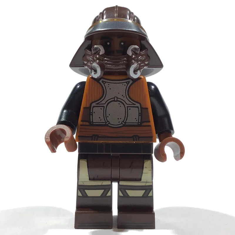 Lando Calrissian, Skiff Guard Disguise, Dark Brown Helmet and Legs