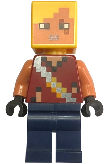 Hero, Dark Red Torso, Yellow Head