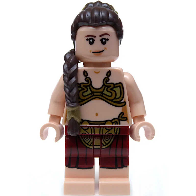Princess Leia, Slave Outfit, Long Dark Brown Hair