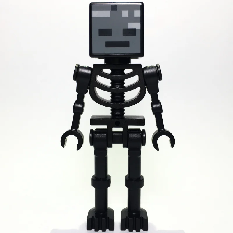 Wither Skeleton, Square Skull, Straight Arms (78132 Torso)