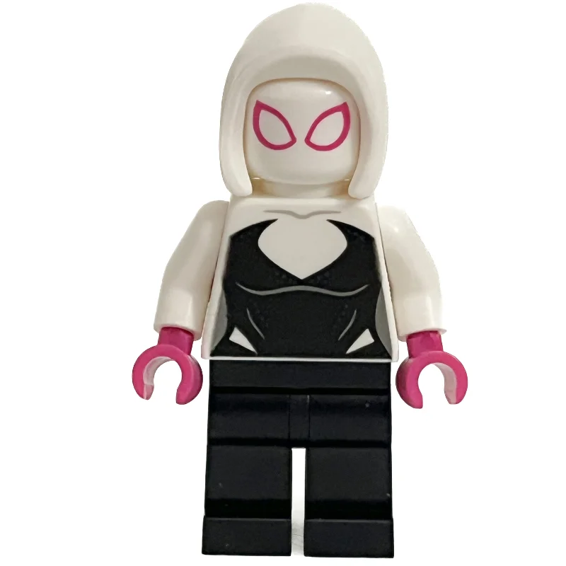 Ghost-Spider / Spider-Gwen, Open Front Hood, Magenta Hands
