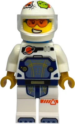 Astronaut, Jenny Brickle, White Spacesuit, Dark Azure Backpack, Standard Helmet