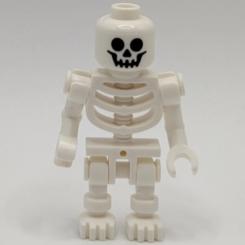 Skeleton, Standard Face, Bent Arms, One Vertical and One Horizontal Hand Clips, 78132 Torso