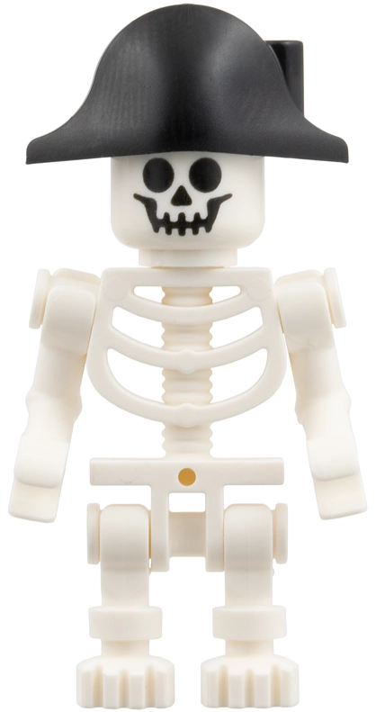 Skeleton, Standard Face, Bent Arms, Vertical Hand Clips, 78132 Torso