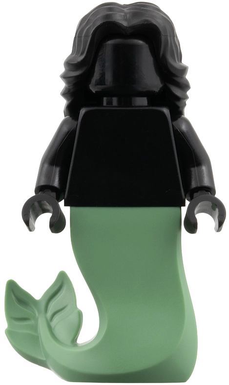 Figurehead, Black Top, Sand Green Mermaid Tail