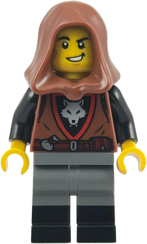 Knight, Wolfpack, Reddish Brown Hood