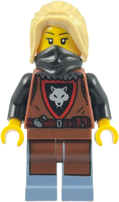 Knight, Wolfpack, Tan Hair, Mask