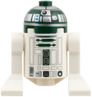 Astromech Droid, Dark Green Head, New Republic