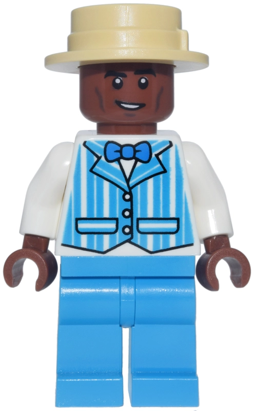 Dapper Dans Quartet Member, Dark Azure Suit
