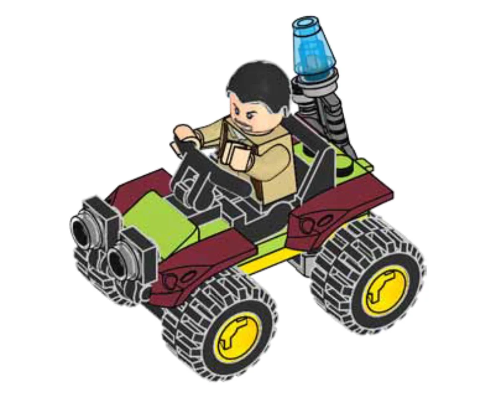 Vic Hoskins with Buggy