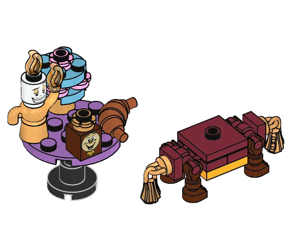 Cogsworth, Lumière & Sultan