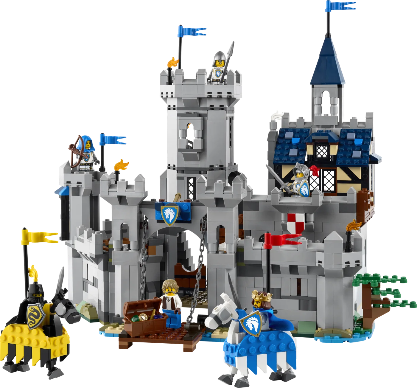 Medieval Horse Knight Castle