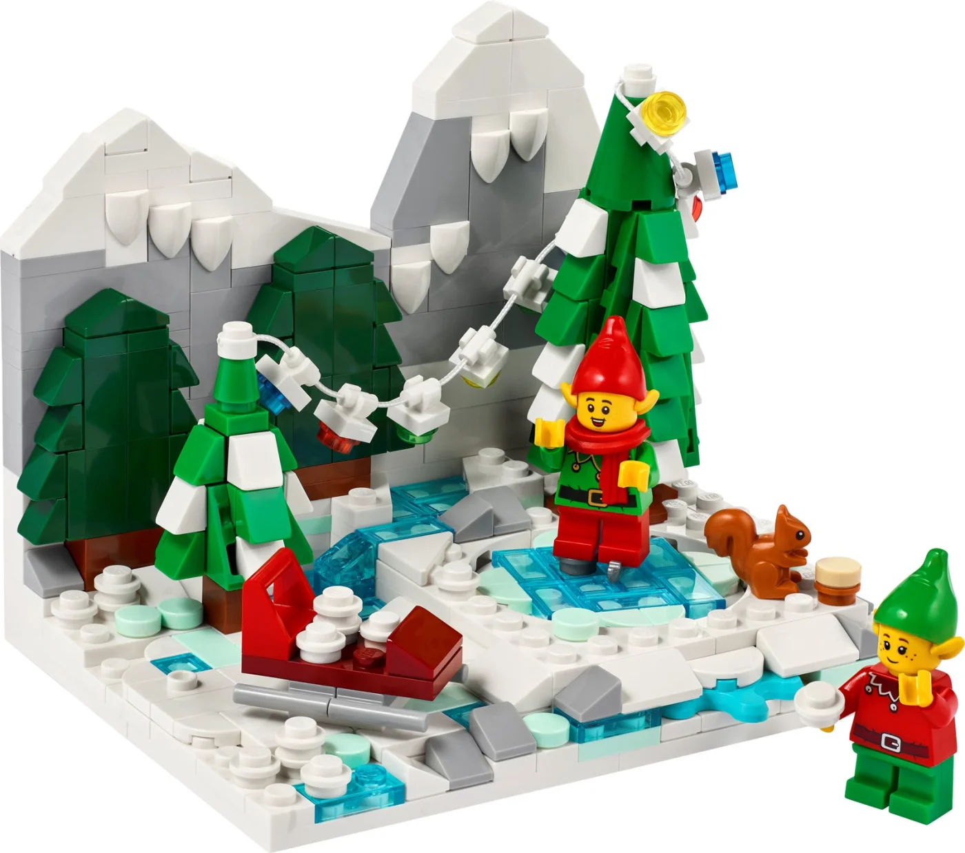 Winter Elves Scene
