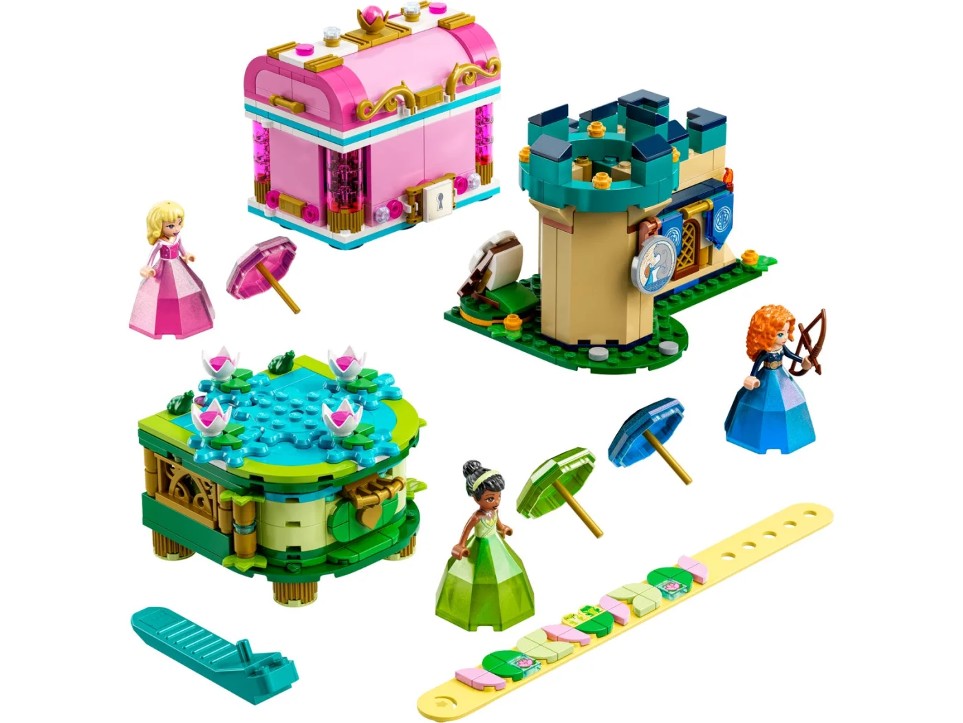 Aurora, Merida and Tiana's Enchanted Creations