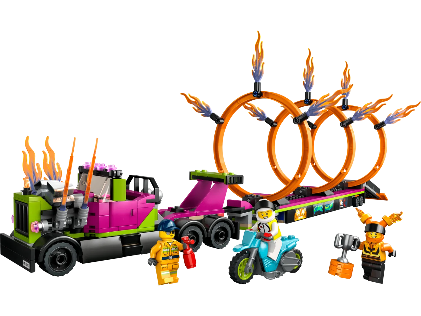 Stunt Truck & Ring of Fire Challenge