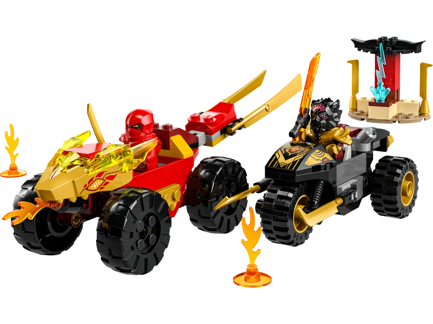 Kai and Ras's Car and Bike Battle