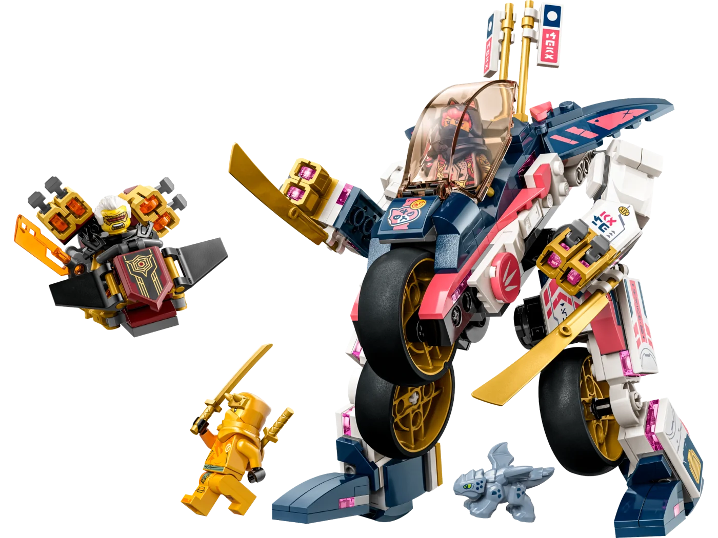 Sora's Transforming Mech Bike Racer