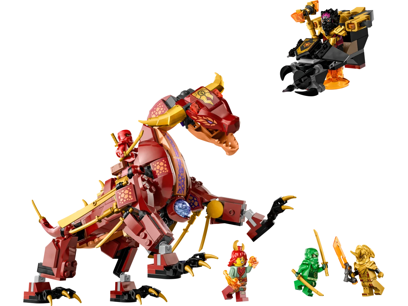 Heatwave Transforming Lava Dragon