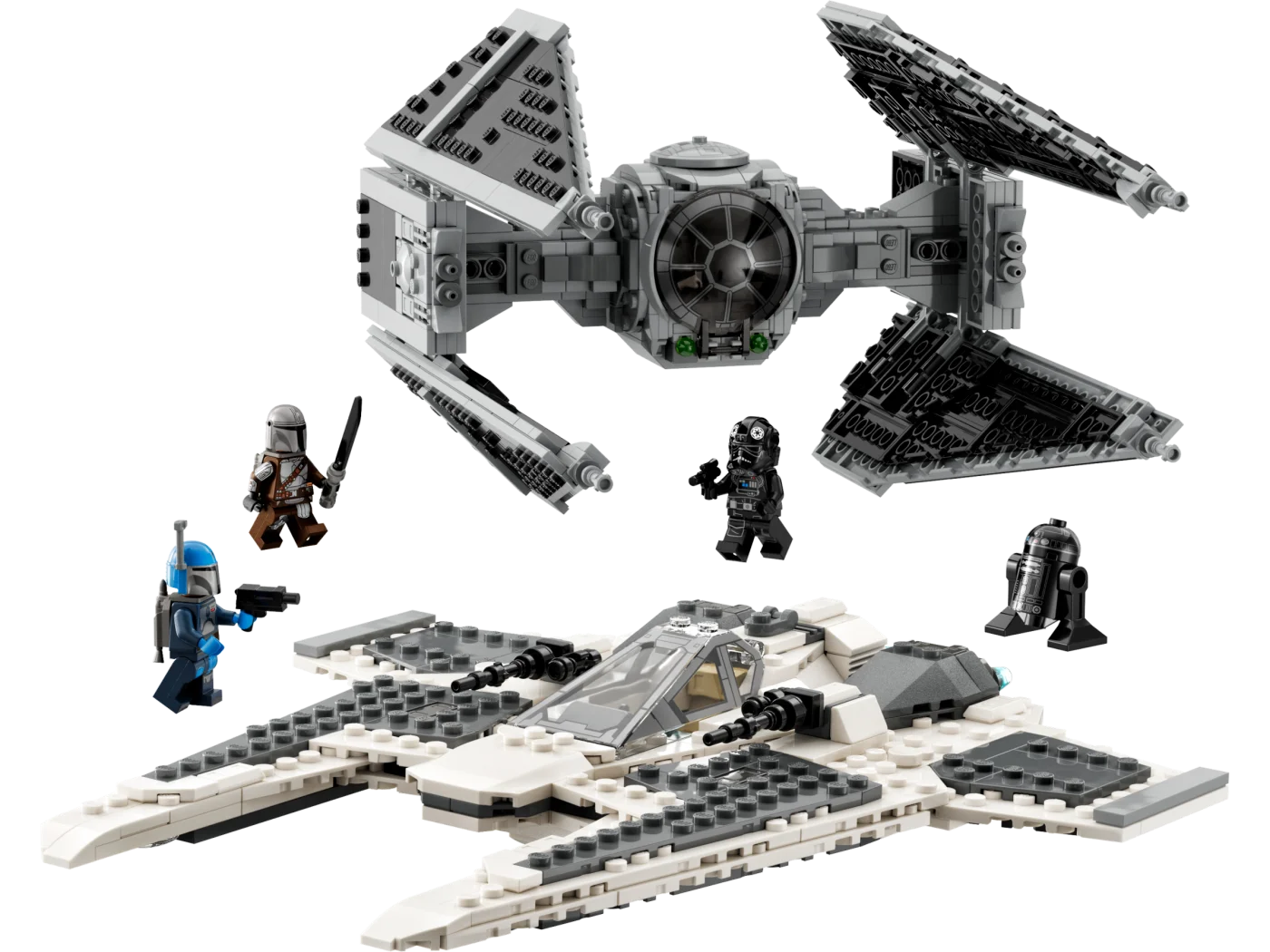 Mandalorian Fang Fighter vs. TIE Interceptor