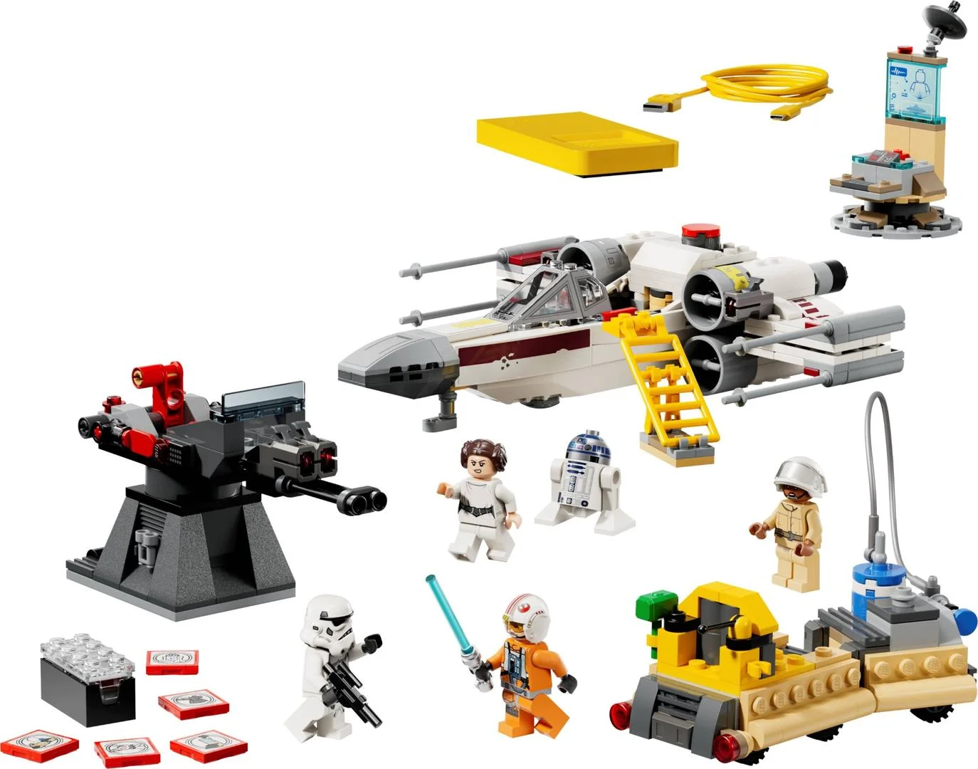Luke's Red Five X-wing
