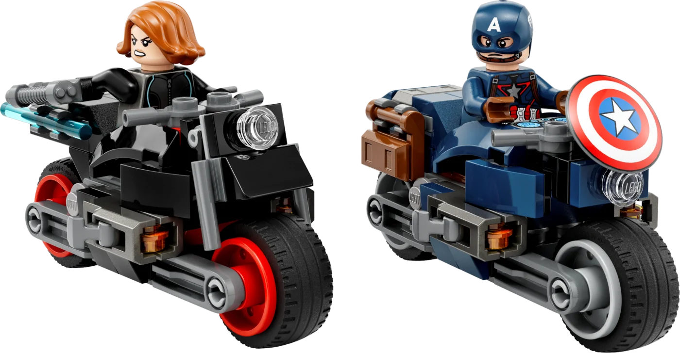 Black Widow & Captain America Motorcycles